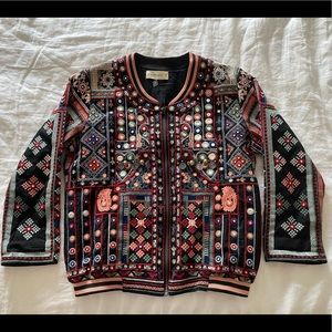 Rapsodia embroidered bomber jacket